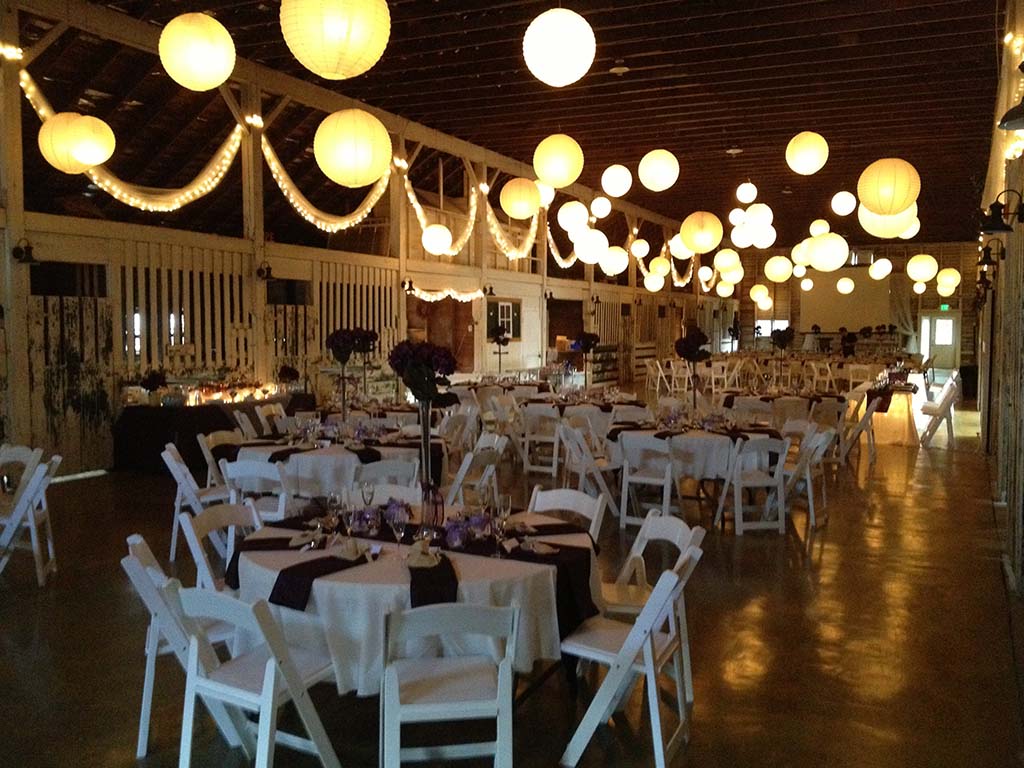 reception seating at wedding